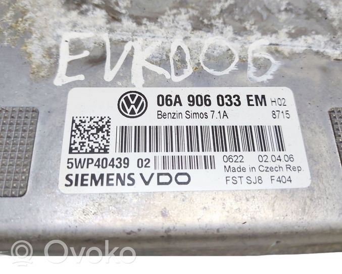 Volkswagen Golf V Sterownik / Moduł ECU 06A906033EM