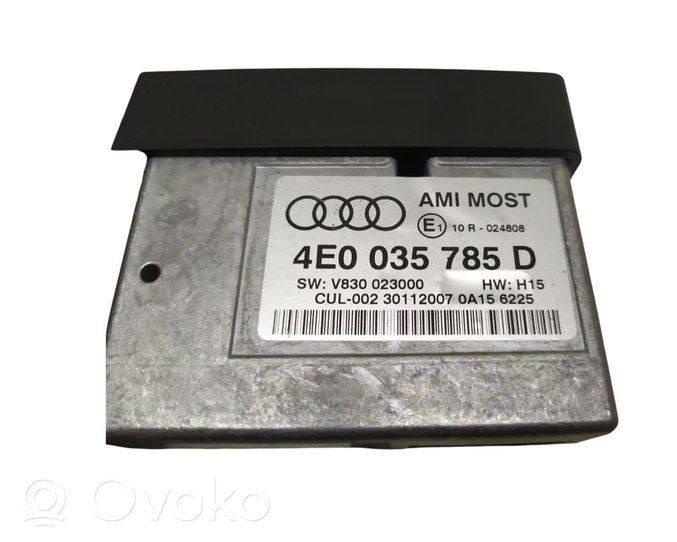 Audi Q7 4L Kiti valdymo blokai/ moduliai 4E0035785D