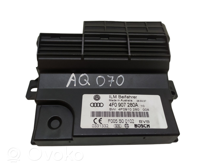 Audi A6 S6 C6 4F Maitinimo valdymo blokas 4F0907280A