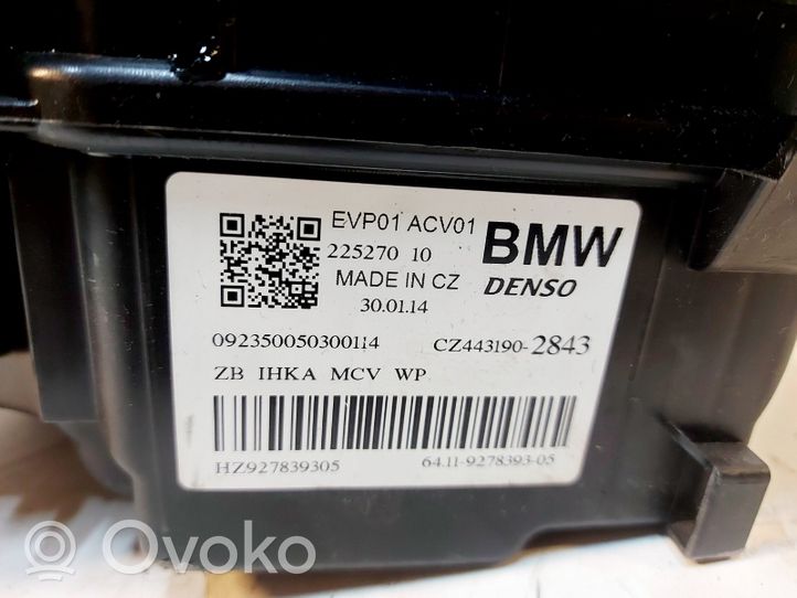 BMW i3 Sisälämmityksen ilmastoinnin korin kokoonpano 22527010