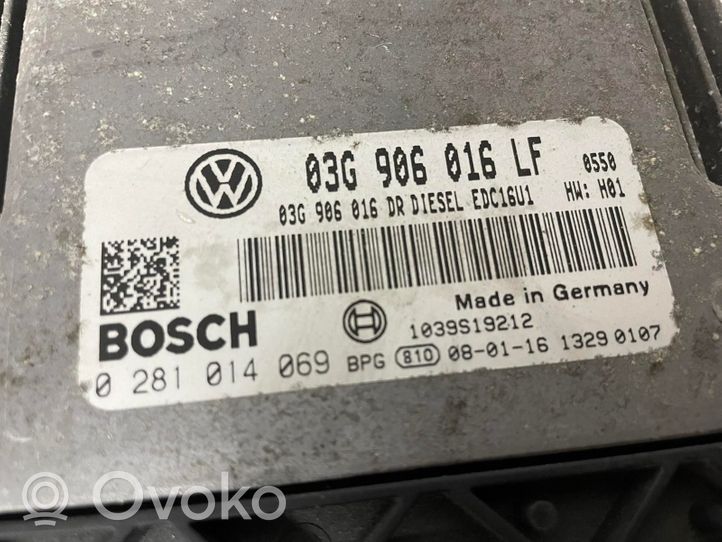 Volkswagen Caddy Sterownik / Moduł ECU 03G906016LF
