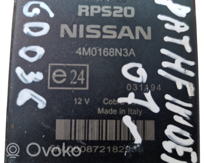 Nissan Pathfinder R51 Unité de commande, module PDC aide au stationnement 4M0168N3A