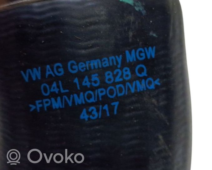 Volkswagen Arteon Tube d'admission de tuyau de refroidisseur intermédiaire 04L145828Q