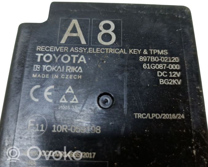 Toyota Corolla E210 E21 Unité de commande module de porte 897B002120