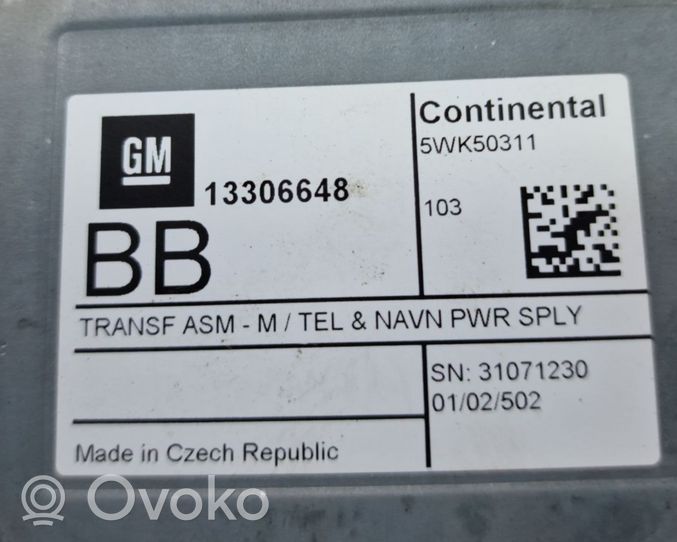 Opel Mokka Moduł / Sterownik GPS 13306648