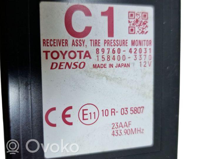 Toyota RAV 4 (XA40) Rengaspaineen valvontayksikkö 8976042031