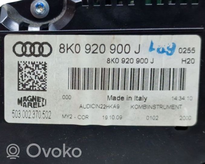 Audi A4 Allroad Compteur de vitesse tableau de bord 8K0920900J