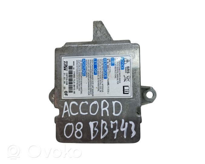 Honda Accord Module de contrôle airbag 77960TL0B913M1