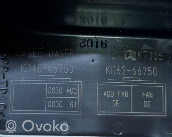 Mazda CX-5 Boîte à fusibles KD4566750