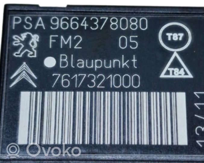 Peugeot 5008 Amplificateur d'antenne 9664378080