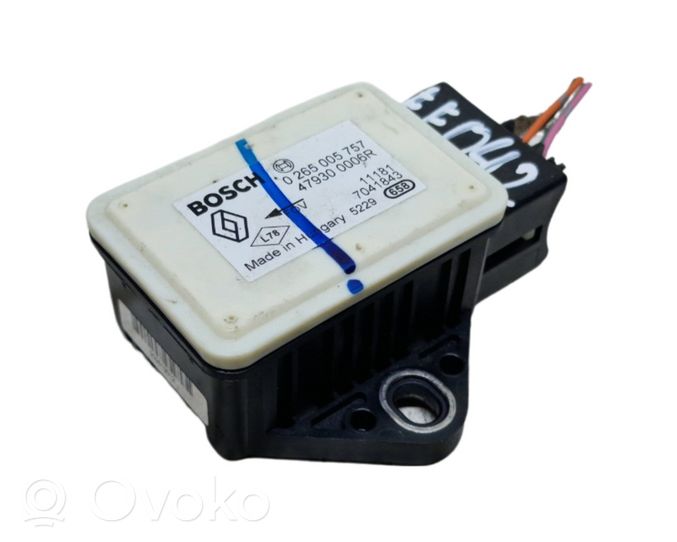 Nissan Qashqai ESP acceleration yaw rate sensor 0265005757