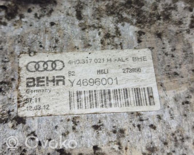 Audi A6 S6 C7 4G Transmisijos tepalo aušintuvas 4H0317021H