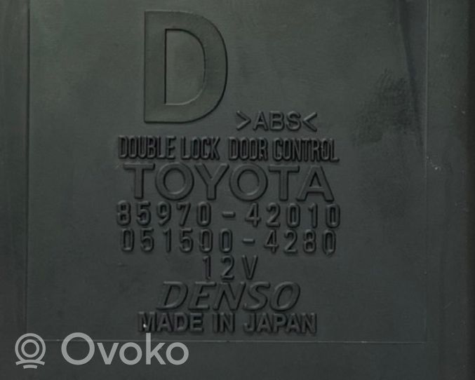 Toyota RAV 4 (XA40) Sterownik / Moduł centralnego zamka 8597042010