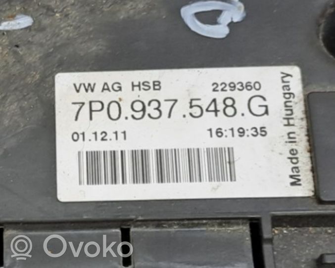 Volkswagen Touareg II Faisceau câbles positif 7P0937548G