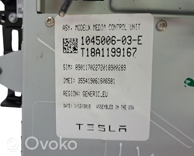 Tesla Model X Pantalla/monitor/visor 104500603E