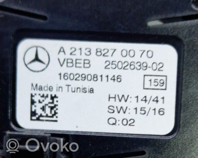 Mercedes-Benz C W205 Pääyksikkö multimedian ohjaus A2138270070
