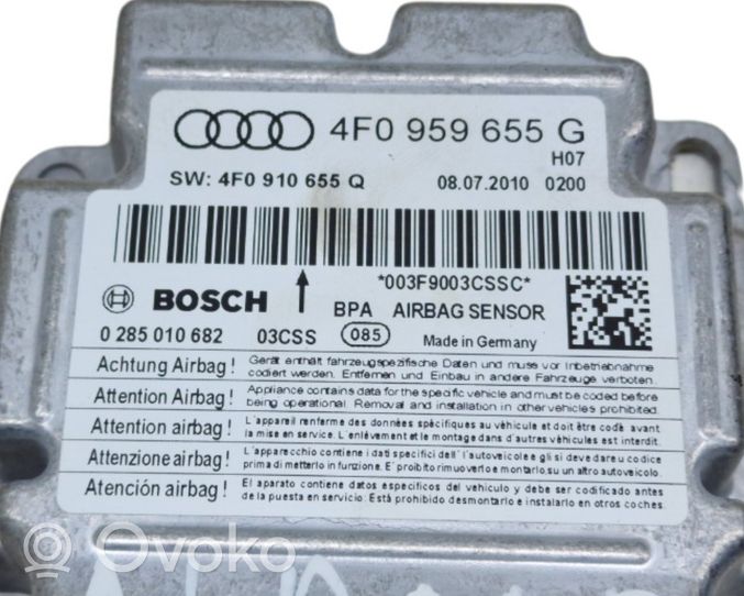 Audi A6 Allroad C6 Sterownik / Moduł Airbag 4F0959655G