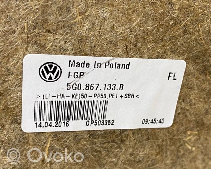 Volkswagen Golf VII Boczki / Poszycie drzwi przednich 5G4867011CR