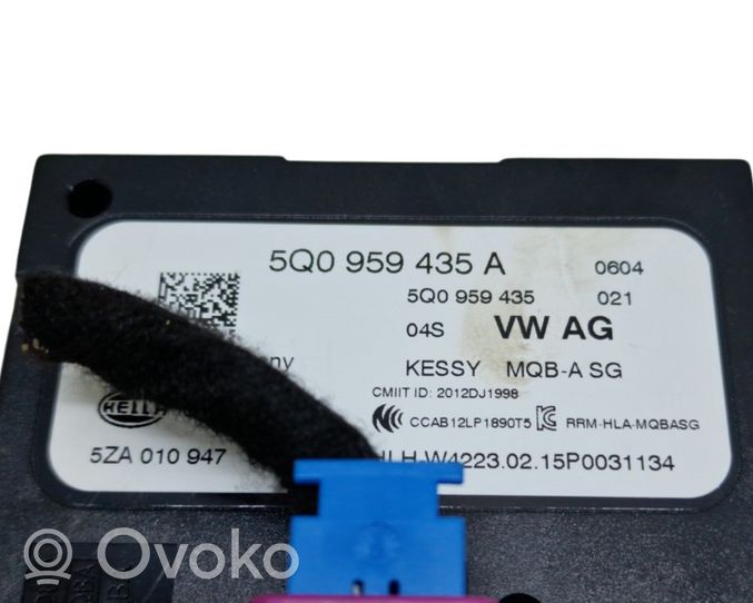 Audi A3 S3 8V Moduł / Sterownik systemu uruchamiania bezkluczykowego 5Q0959435A