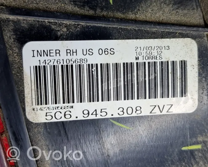 Volkswagen Jetta VI Galinis žibintas dangtyje 5C6945308