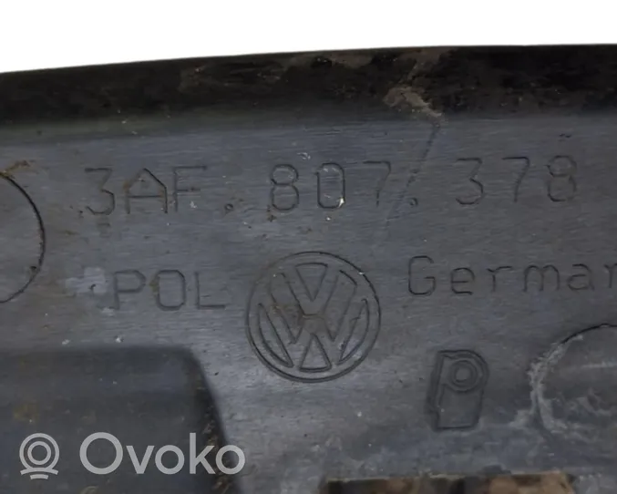 Volkswagen PASSAT B7 Uchwyt / Mocowanie zderzaka tylnego 3AF807378