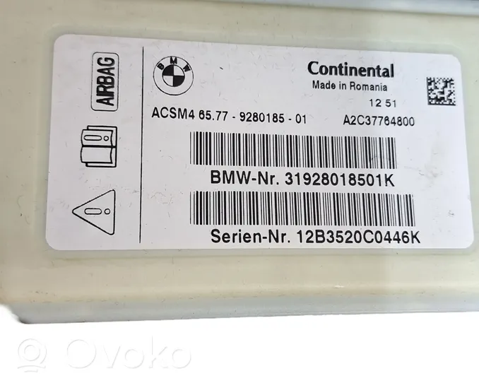 BMW 7 F01 F02 F03 F04 Salono oro mazgo komplektas 9280185