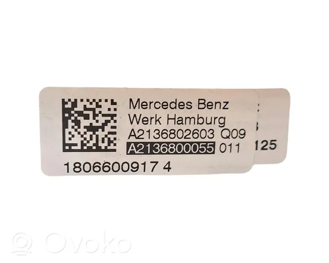 Mercedes-Benz CLS C257 Kojelaudan poikittaiskannatin A2136802603