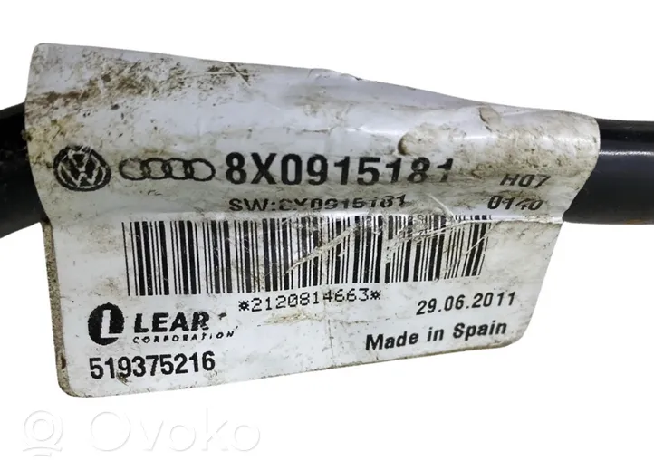 Audi A6 S6 C7 4G Cavo negativo messa a terra (batteria) 8X0915181