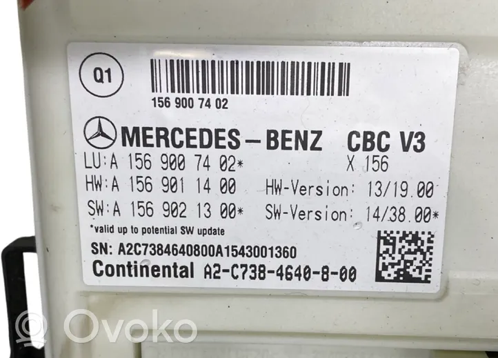 Mercedes-Benz B W246 W242 Mukavuusmoduuli A1569007402