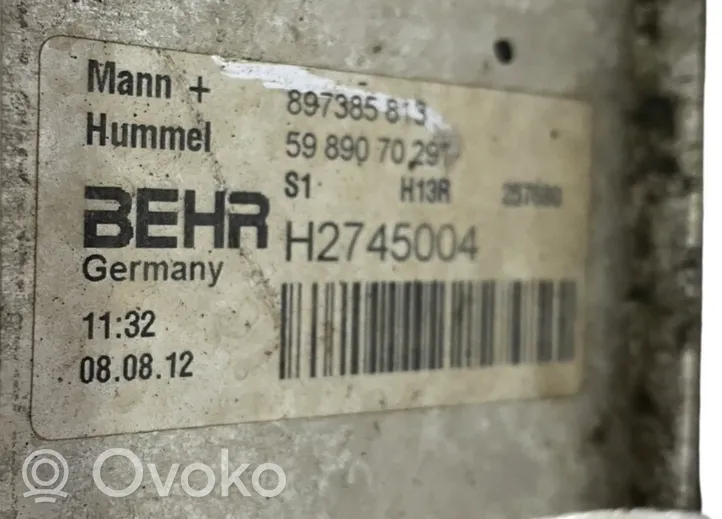 Opel Mokka Support de filtre à huile 6740273586