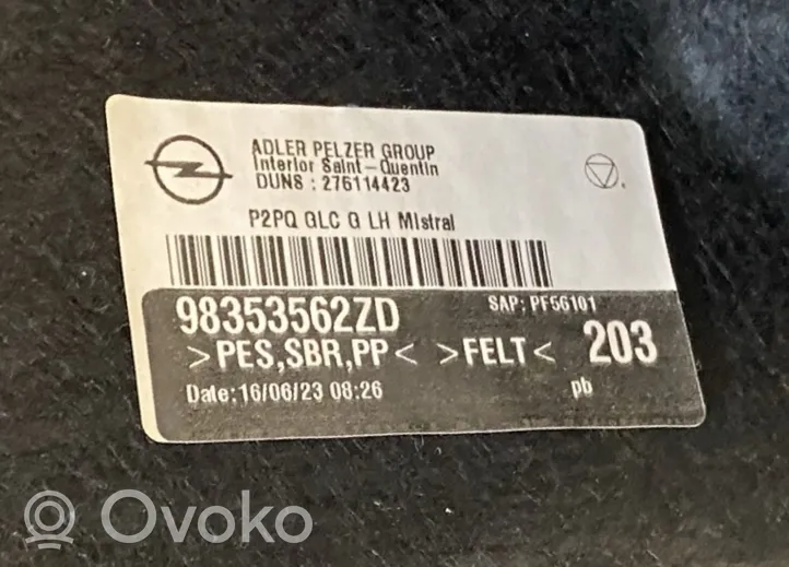 Opel Mokka B Tavaratilan sivuverhoilu 276114423