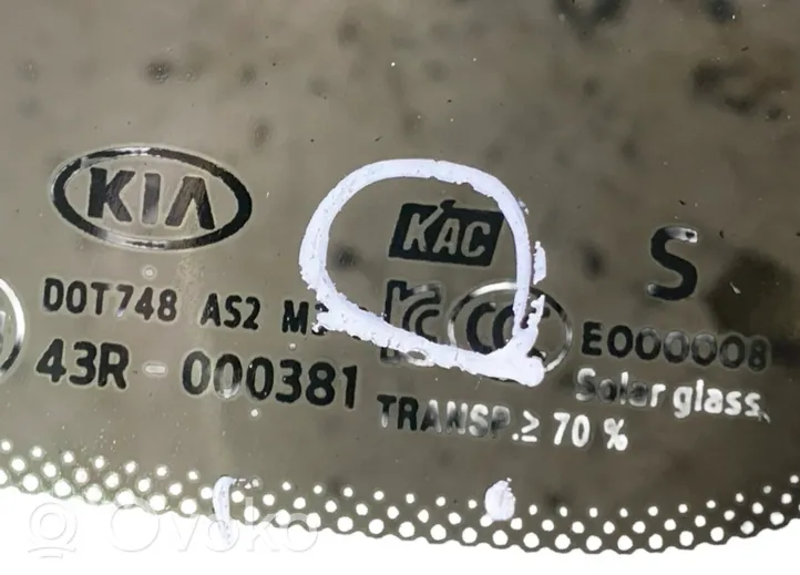 KIA Optima Szyba karoseryjna tylna 87820D4000