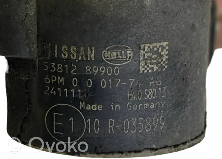 Nissan Qashqai Czujnik poziomowania świateł osi tylnej 5381289900