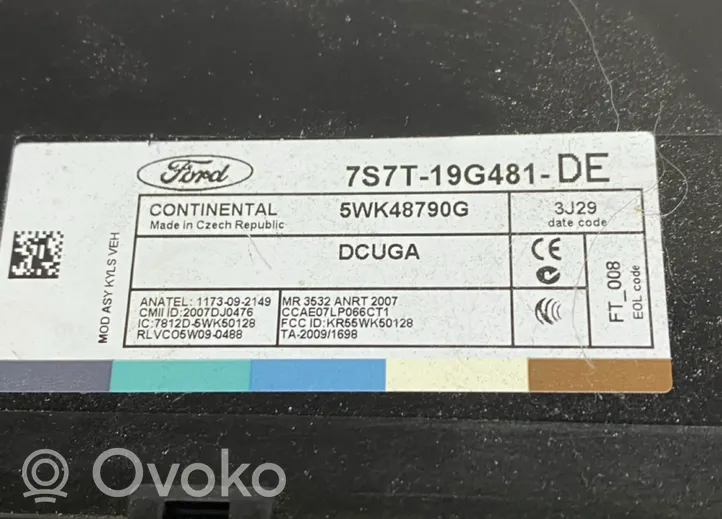 Ford S-MAX Komforto modulis 7S7T19G481DE