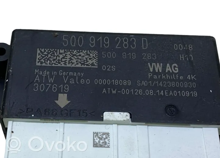 Skoda Octavia Mk3 (5E) Parking PDC control unit/module 5Q0919283D