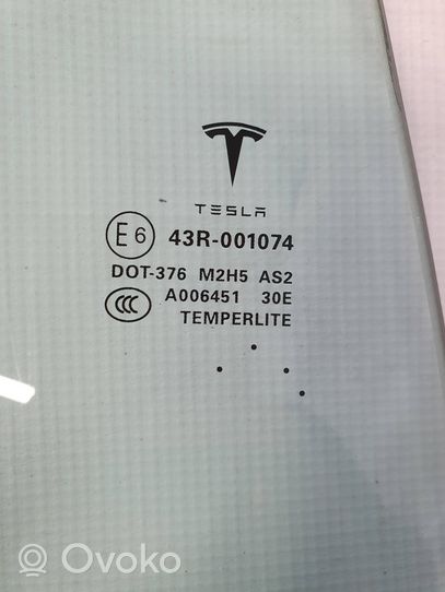 Tesla Model S Vetro del finestrino della portiera posteriore 43R001074