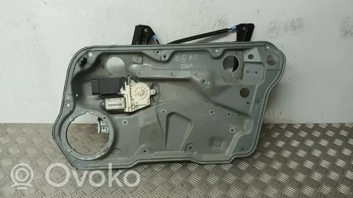 Volkswagen Bora Elektryczny podnośnik szyby drzwi przednich 1J4837756F