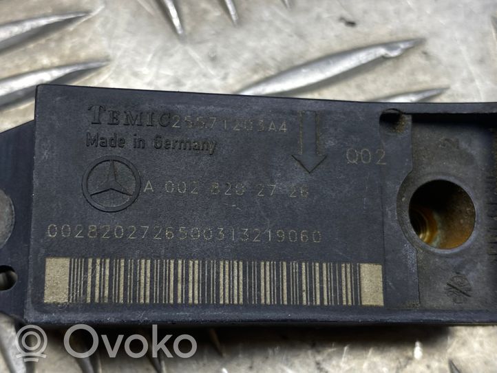 Mercedes-Benz E W211 Airbag deployment crash/impact sensor A0028202726