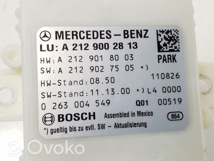 Mercedes-Benz E C207 W207 Centralina/modulo sensori di parcheggio PDC 