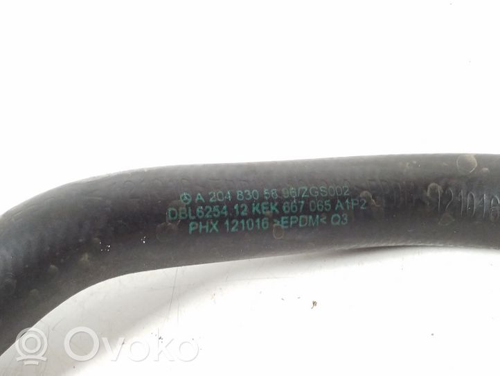 Mercedes-Benz E C207 W207 Engine coolant pipe/hose A2048305896