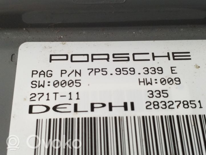 Porsche Cayenne (92A) Module de commande de siège 7P5959339E
