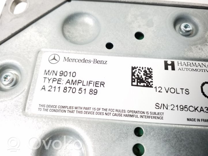Mercedes-Benz GL X164 Wzmacniacz audio A2118705189