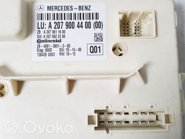 Mercedes-Benz E C207 W207 Module relais lève-vitre 