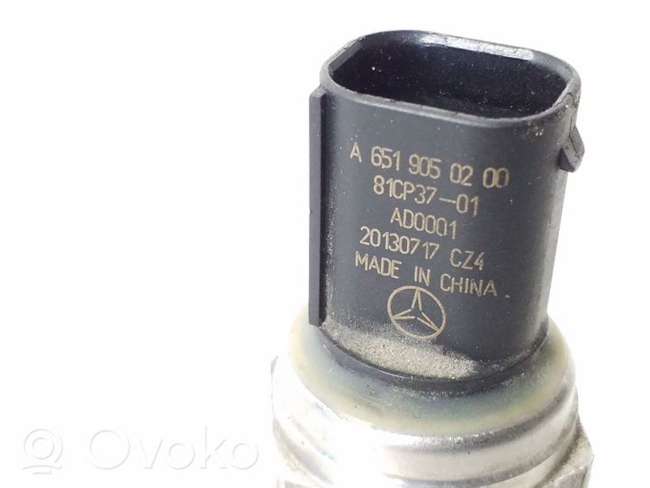 Mercedes-Benz SLK R172 Capteur de pression des gaz d'échappement A6519050200