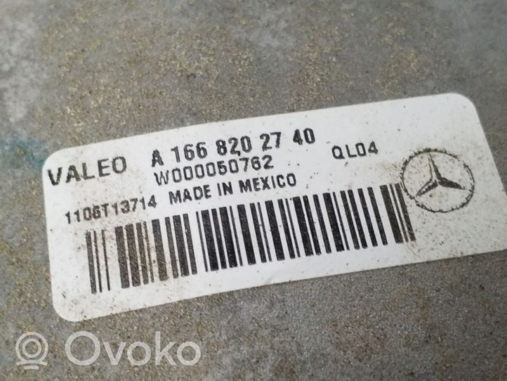 Mercedes-Benz GL X166 Stikla tīrītāja mehānisms (stienis) A1668202740