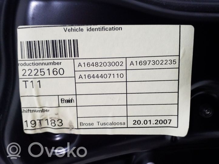 Mercedes-Benz GL X164 Elektryczny podnośnik szyby drzwi tylnych A1647300479