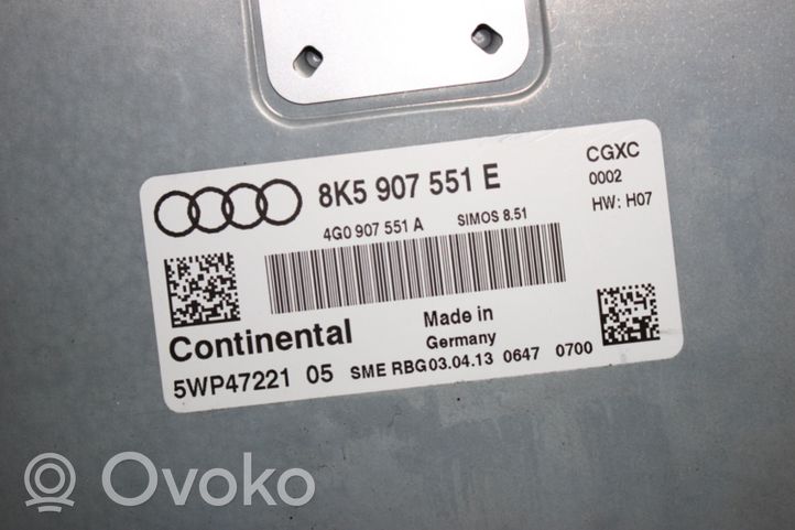 Audi A4 S4 B8 8K Moottorin ohjainlaite/moduuli 8K5907551E