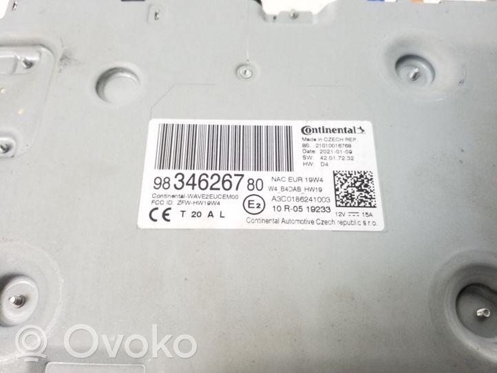 Opel Corsa F Pääyksikkö multimedian ohjaus 9834626780