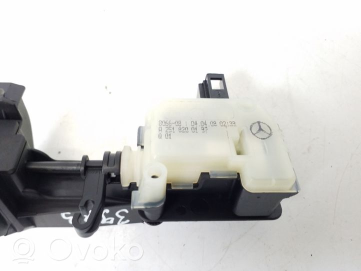 Mercedes-Benz GL X164 Verrouillage du bouchon du réservoir de carburant A2516390107