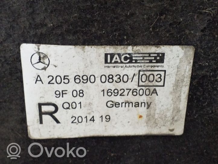 Mercedes-Benz C W205 Aizmugurējais apakšspārns A2056900830